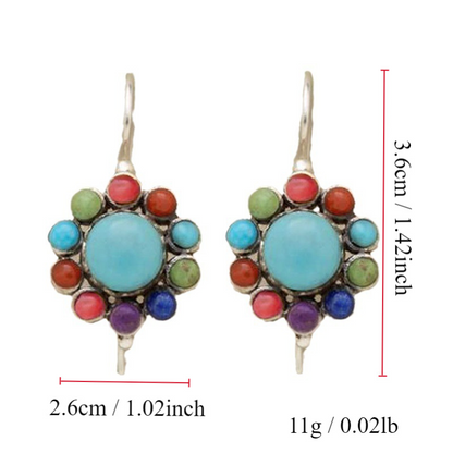 Davina – Stunning turquoise earrings in various colors to complete your look