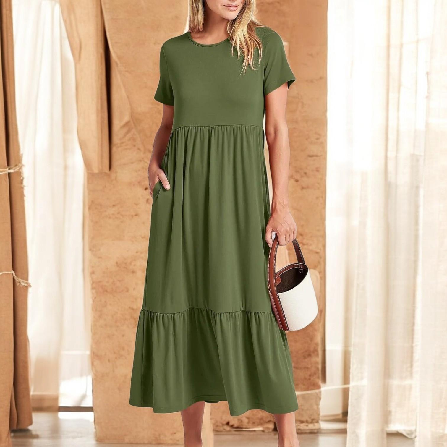 Lara Damin Women's Fashionable Summer Dress with Loose and Comfortable Design