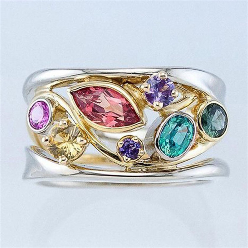 Vintage Elegant Zirconia Ring by Delaara