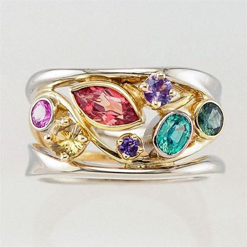 Vintage Elegant Zirconia Ring by Delaara