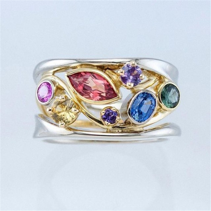 Vintage Elegant Zirconia Ring by Delaara