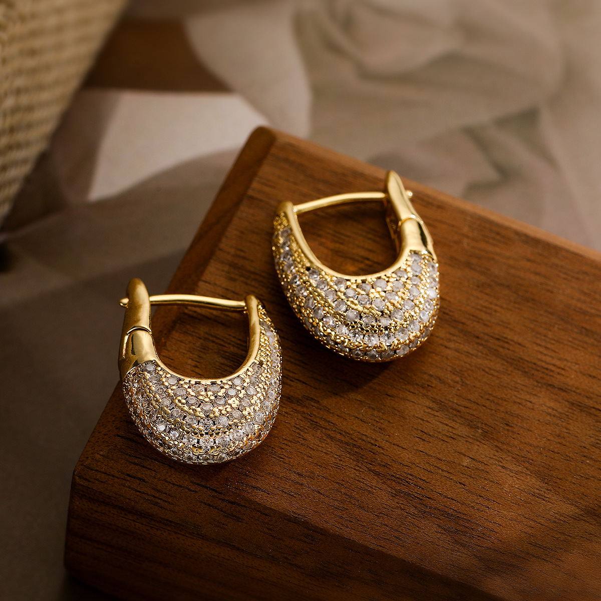 Colorful and Elegant Criss Cross Earrings with Stunning Cambria Design