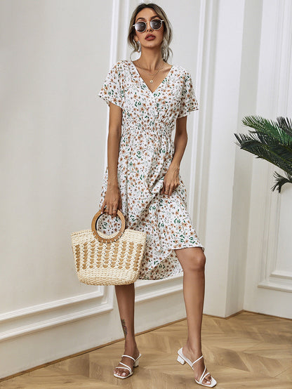 GipFltreds | Stunning Summer Dress with Floral Prints for Events and Everyday Wear