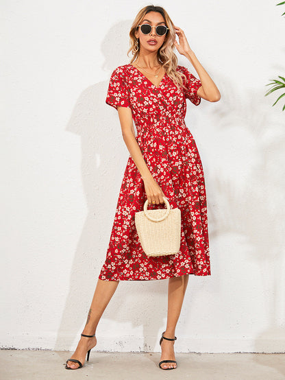 GipFltreds | Stunning Summer Dress with Floral Prints for Events and Everyday Wear