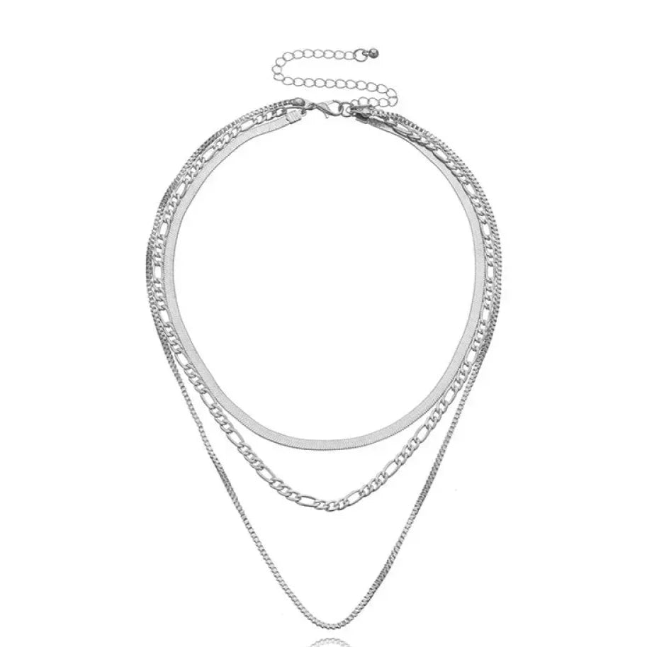 Gizel – Luxury Necklace Made of Vintage Gold in 3 Pieces