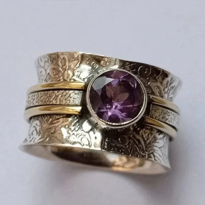 Harlo – Stunning Bohemian Crystal Meditation Ring for Power and Inner Peace