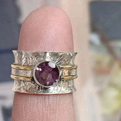 Harlo – Stunning Bohemian Crystal Meditation Ring for Power and Inner Peace