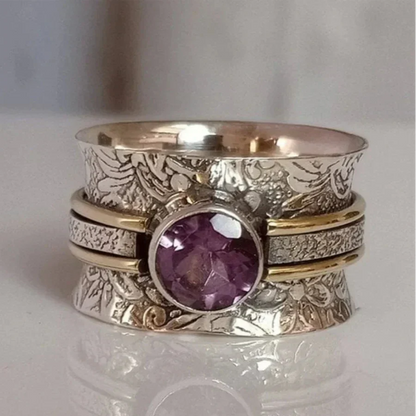 Harlo – Stunning Bohemian Crystal Meditation Ring for Power and Inner Peace