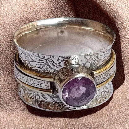 Harlo – Stunning Bohemian Crystal Meditation Ring for Power and Inner Peace