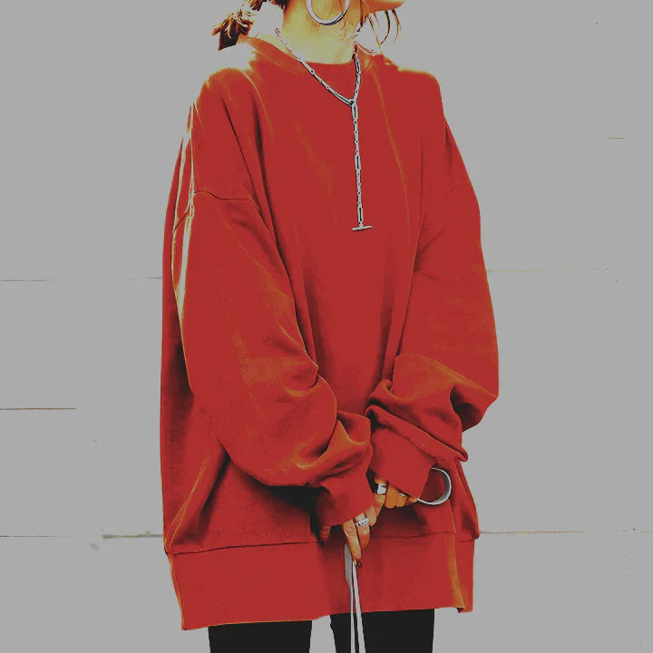 Owana | Elastic and Slightly Oversized Sweatshirt for Perfect Comfort
