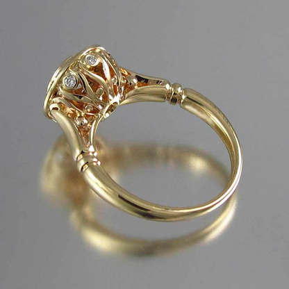 Cameron – Designer Rings in Gold and Mazarconia in Unique Vintage Style