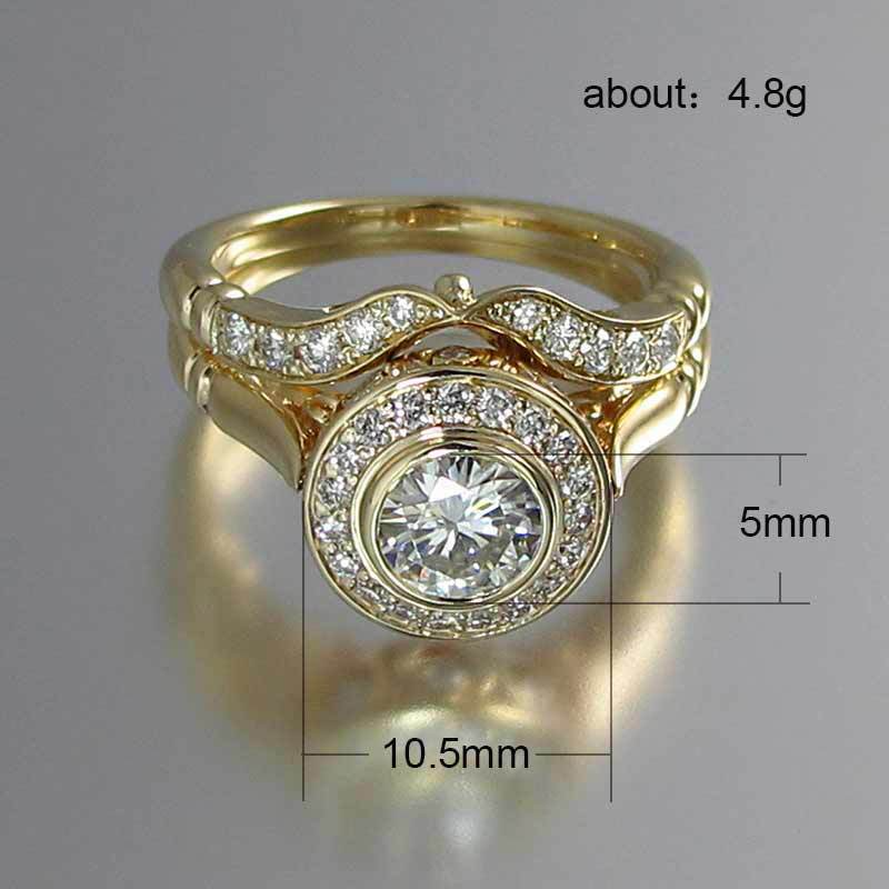 Cameron – Designer Rings in Gold and Mazarconia in Unique Vintage Style