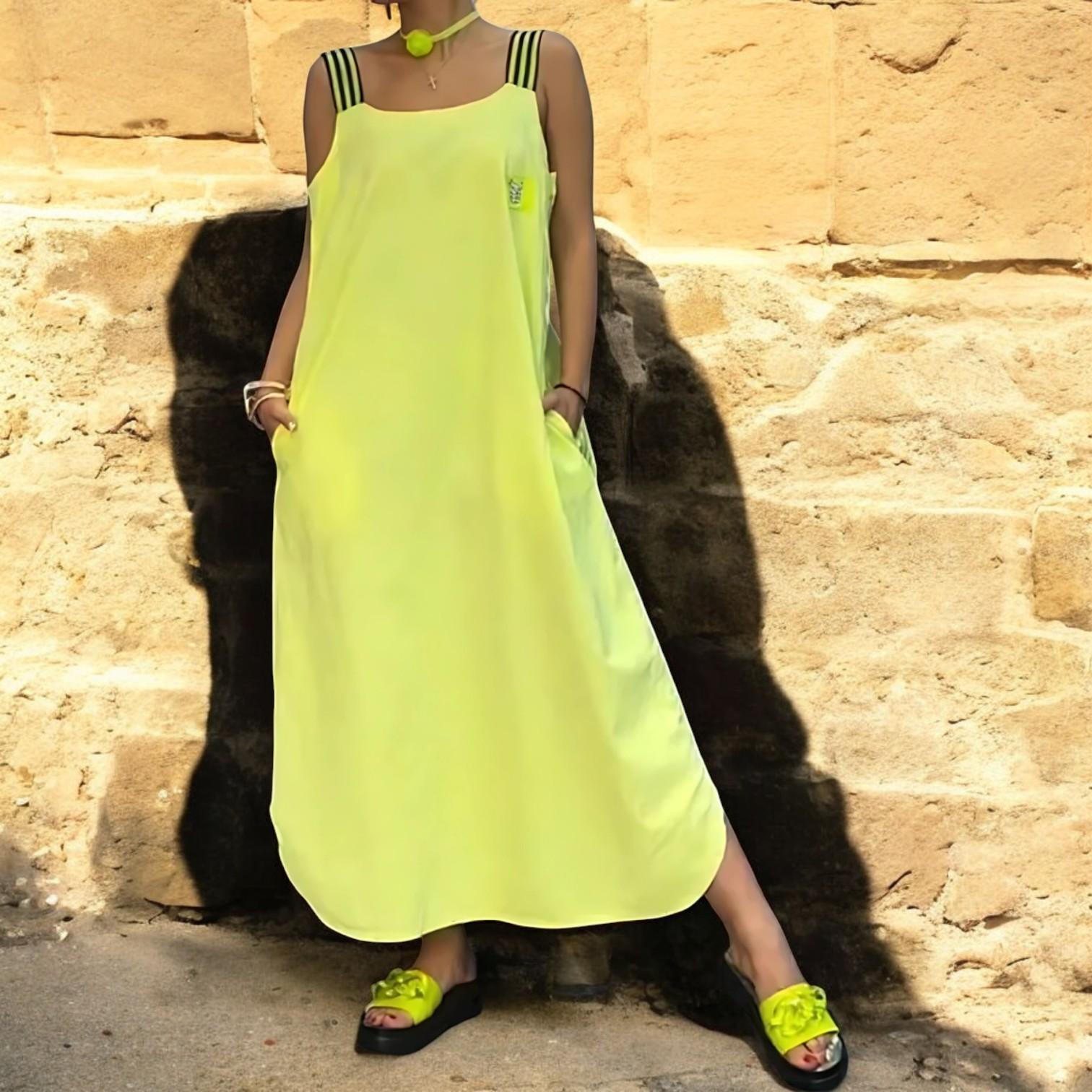 Lunara - Elegant Striped Dress for Unforgettable Moments