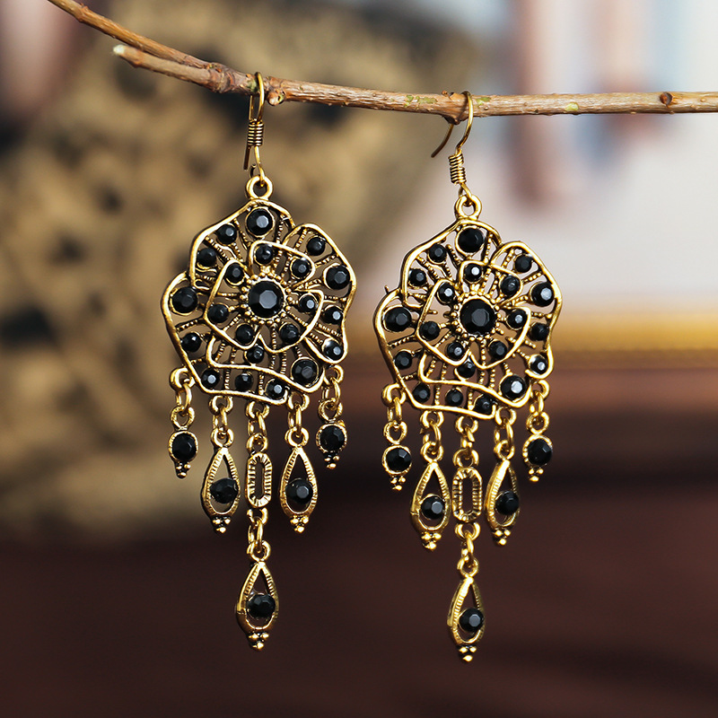 Masi – Colorful Mandala Earrings in Stunning and Unique Vintage Style