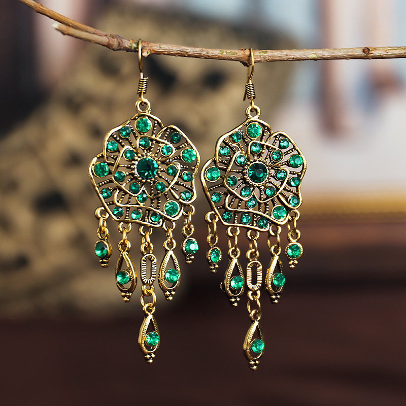 Masi – Colorful Mandala Earrings in Stunning and Unique Vintage Style