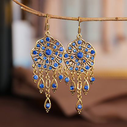 Masi – Colorful Mandala Earrings in Stunning and Unique Vintage Style