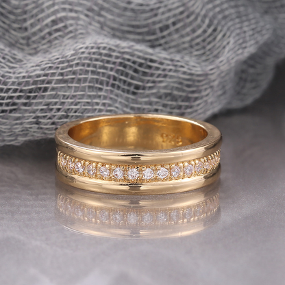 Merlot – Elegant Designer Ring with Double Zirconia for a Expression of Elegance