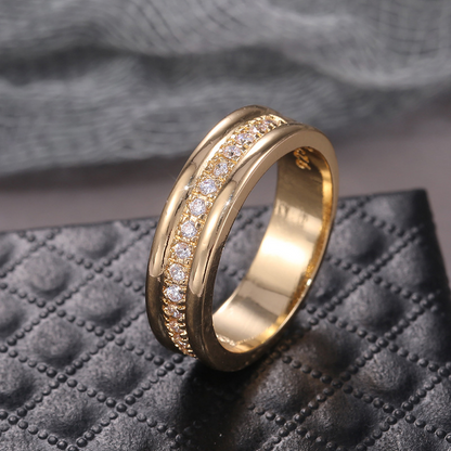 Merlot – Elegant Designer Ring with Double Zirconia for a Expression of Elegance