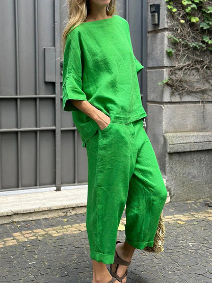 Mima - Soft and High-Quality Cotton and Linen Cloth Set