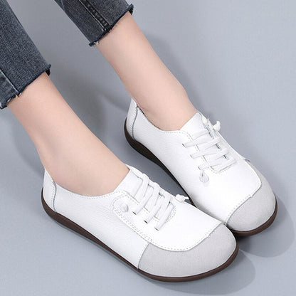 Lightweight orthopedic leather driving shoes for perfect comfort and stylish oversight