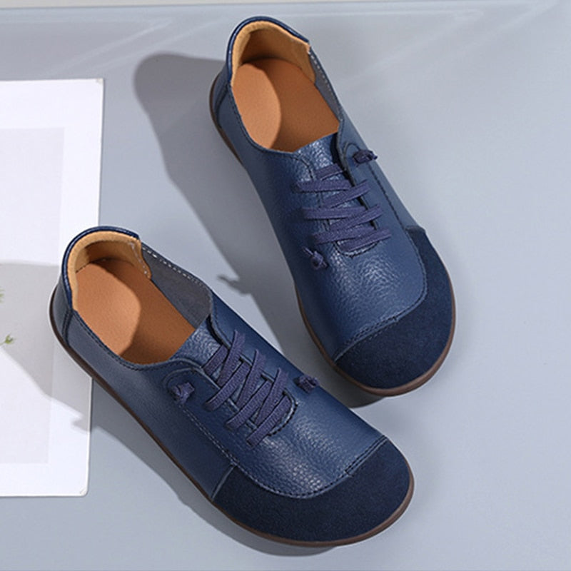 Lightweight orthopedic leather driving shoes for perfect comfort and stylish oversight