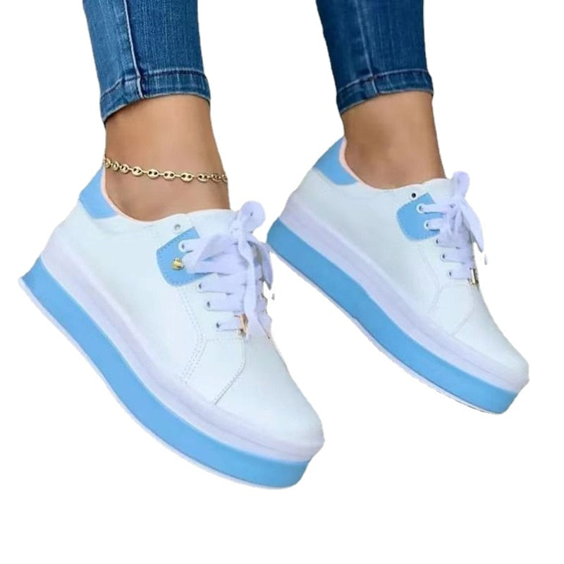 Comfortable orthotic shoes with a platform for easy and comfortable walking