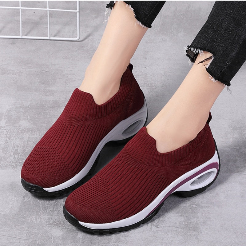 Elegant orthopedic sneakers for women daily wear with sherpa design for comfort and style
