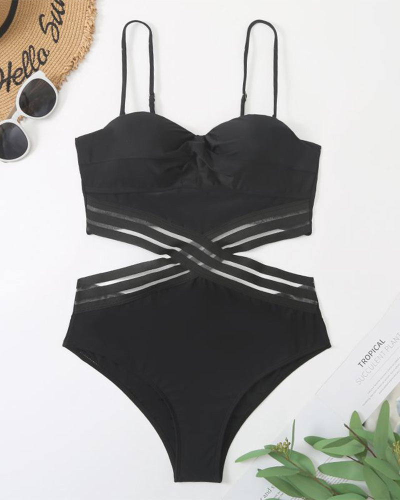 Nora - Stylish Monokini Swimsuit with Open Back for Perfect Style