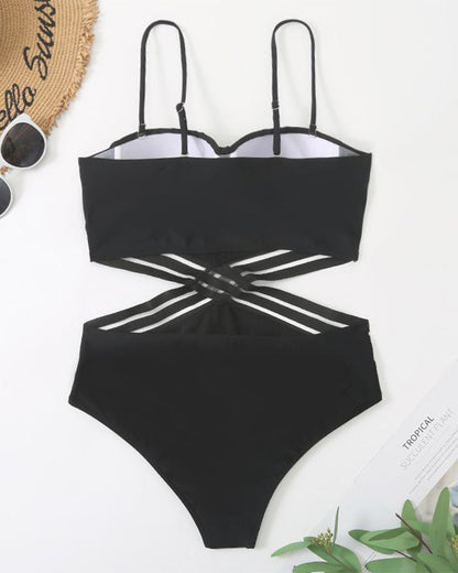 Nora - Stylish Monokini Swimsuit with Open Back for Perfect Style