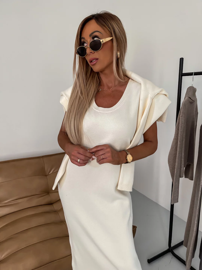 Nicole - Elegant Warm Knitted Set for Fall and Winter