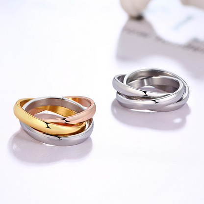 Everlynn Stunning Loop Ring in Three Unique Colors