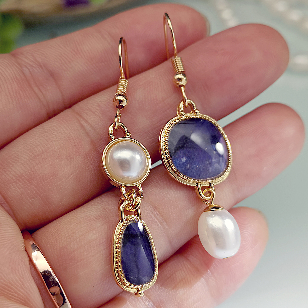 Reina – Colorful Mandala Earrings in Unique and Stunning Vintage Style