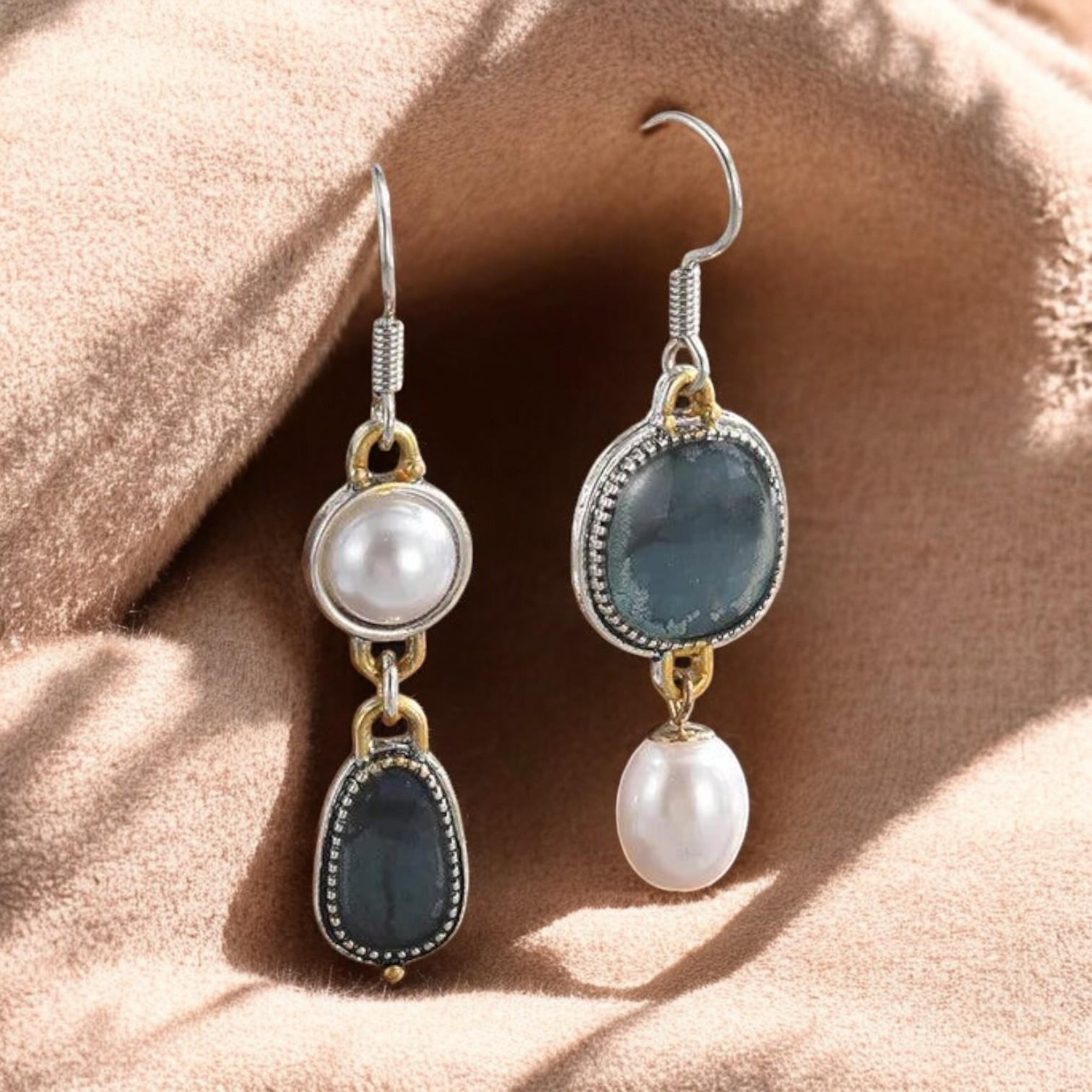 Reina – Colorful Mandala Earrings in Unique and Stunning Vintage Style