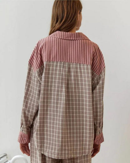 Relaxed pajamas set in Jasmine with elegant design and maximum comfort
