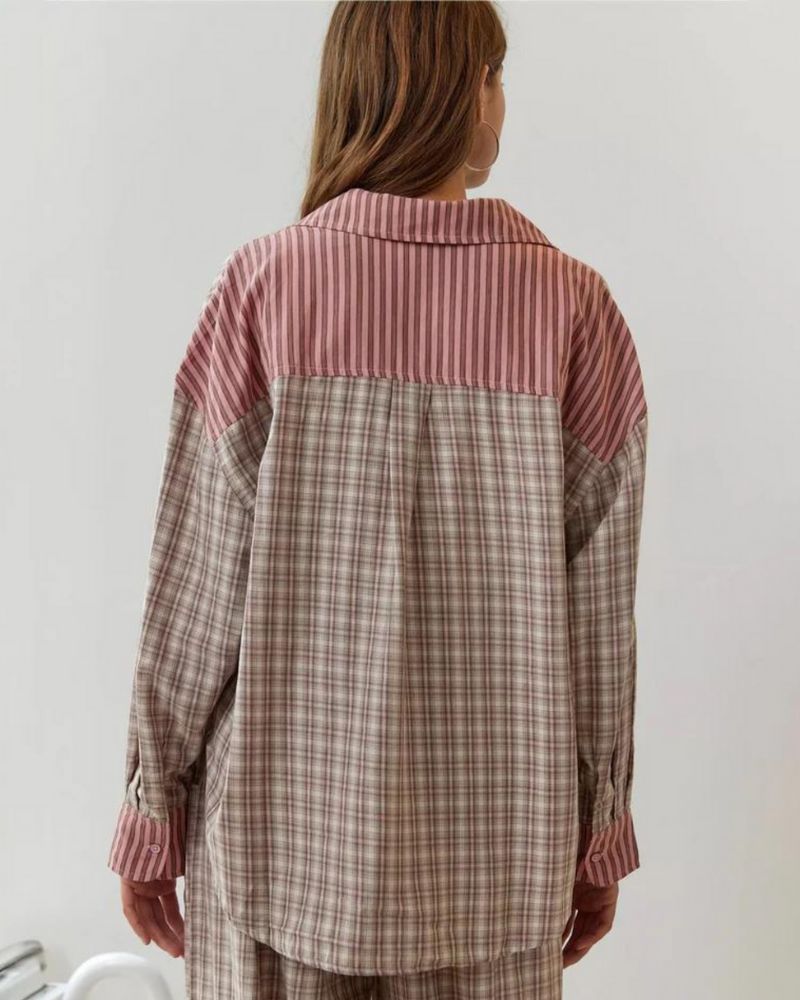 Relaxed pajamas set in Jasmine with elegant design and maximum comfort