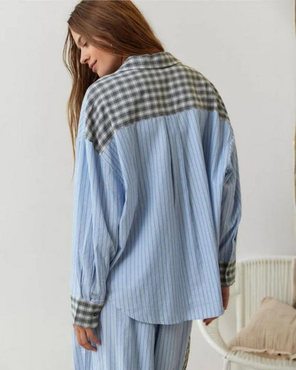 Relaxed pajamas set in Jasmine with elegant design and maximum comfort