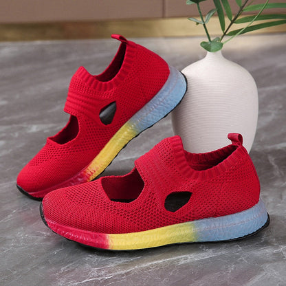 Colorful Rainbow Orthopedic Basket with Rounded Design for Perfect Comfort and Maximum Support