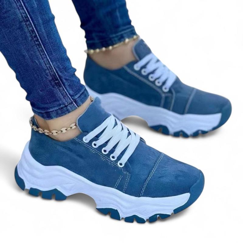 Comfortable Orthopedic Women’s Basket with Laces - a Combination of Comfort, Style, and Cute Puffs