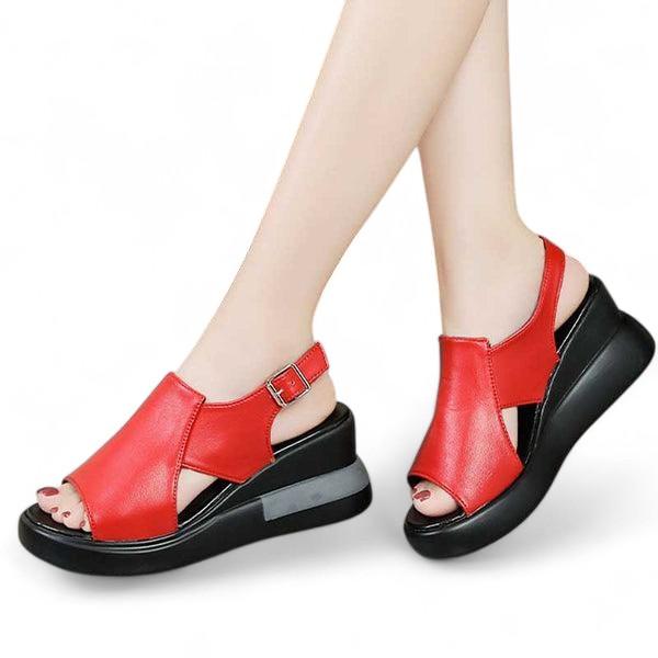 Comfortable orthopedic sandals with optimal support