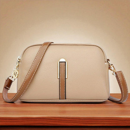 Stylish Side Bag with Lychee Embroidery Decoration