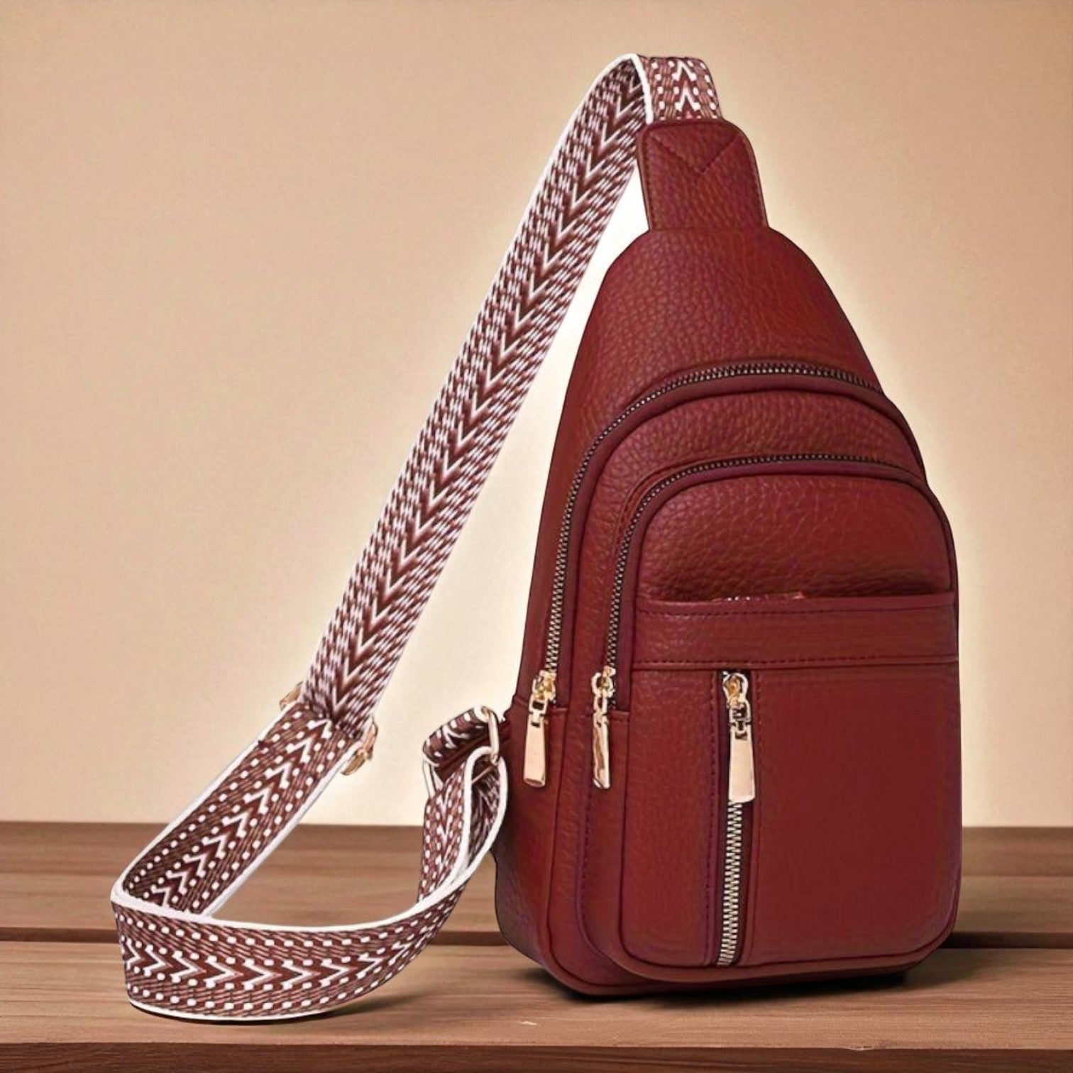 Original Hazel Shoulder Bag with Elegant Corner Design