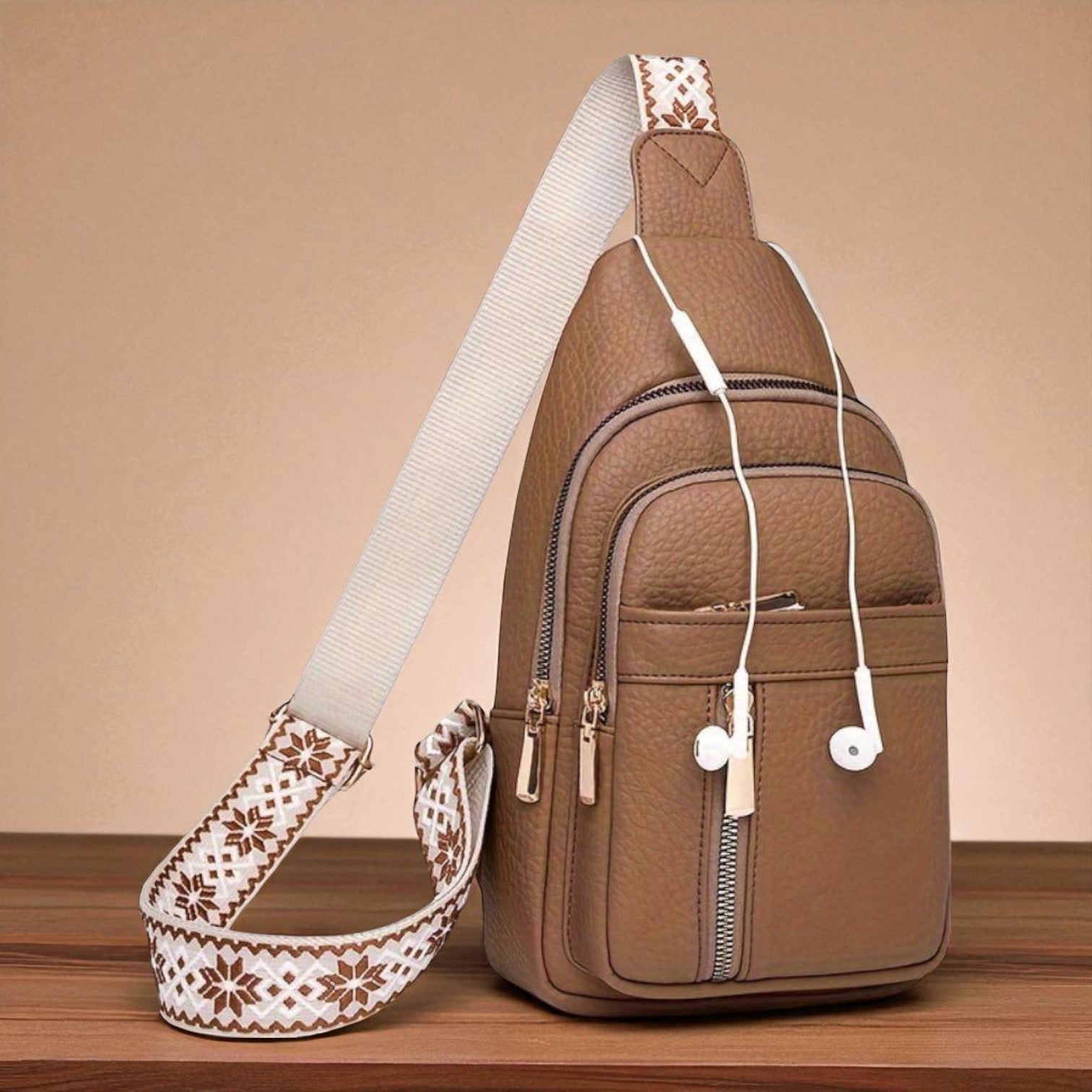 Original Hazel Shoulder Bag with Elegant Corner Design