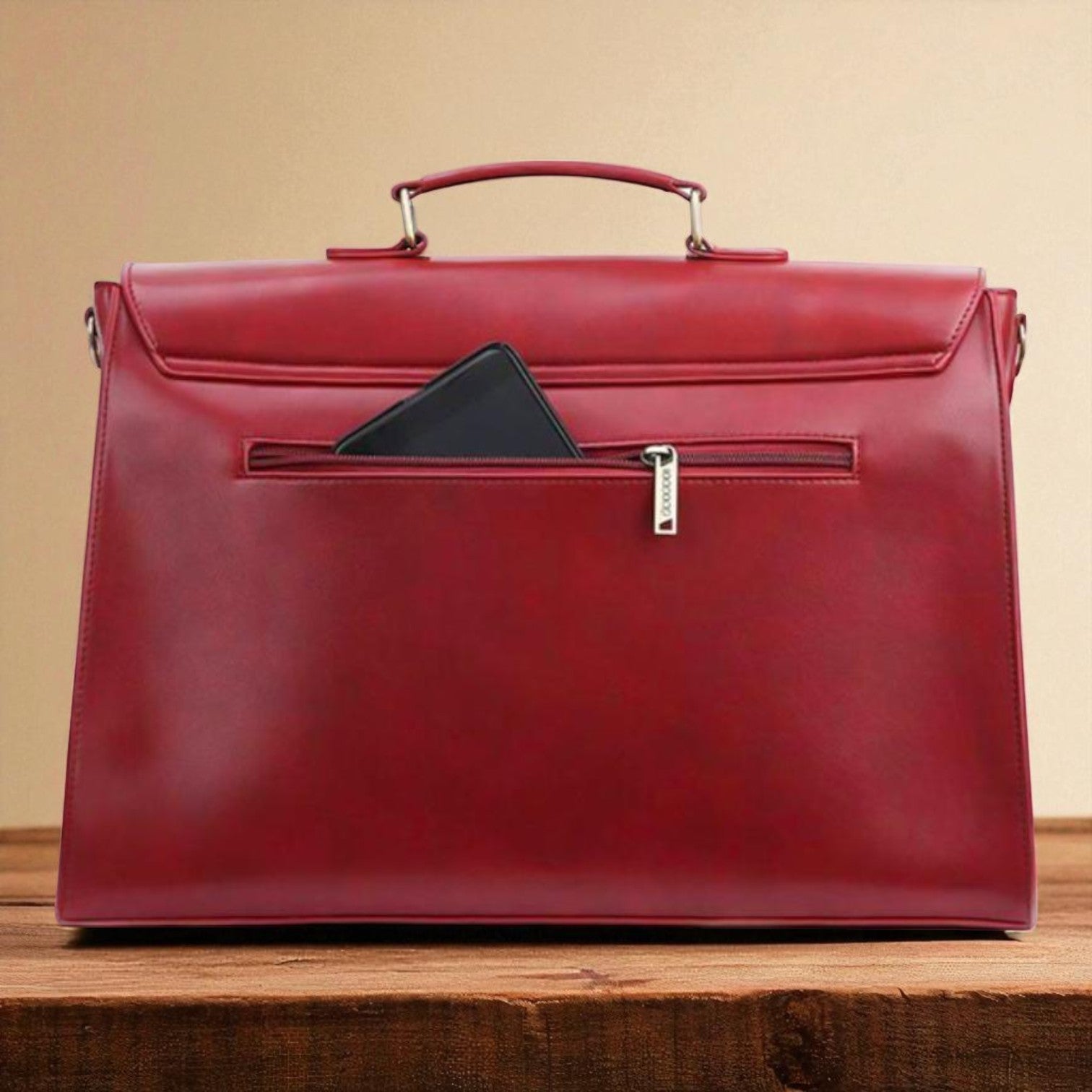 Fashionable bag with a unique and attractive feather ornament by Grace
