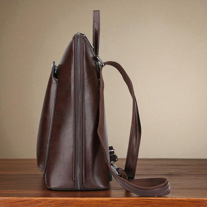 Elegant backpack with double zipper for stunning and practical design