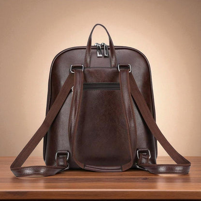 Elegant backpack with double zipper for stunning and practical design