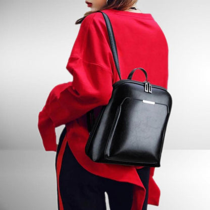 Elegant backpack with double zipper for stunning and practical design