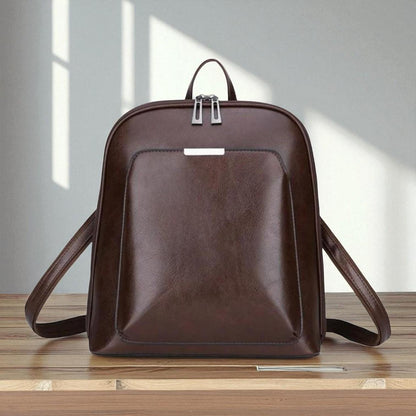 Elegant backpack with double zipper for stunning and practical design