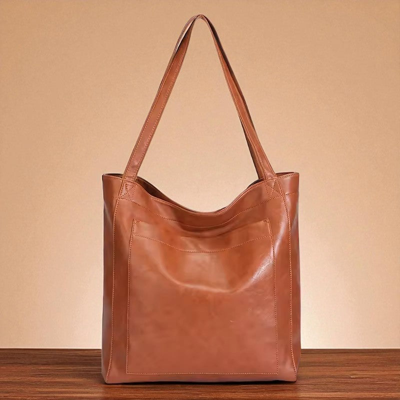 Fashionable Leather Bag and Complete Modern Style | Shira's Modern Chic