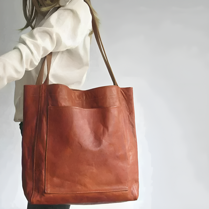 Fashionable Leather Bag and Complete Modern Style | Shira's Modern Chic