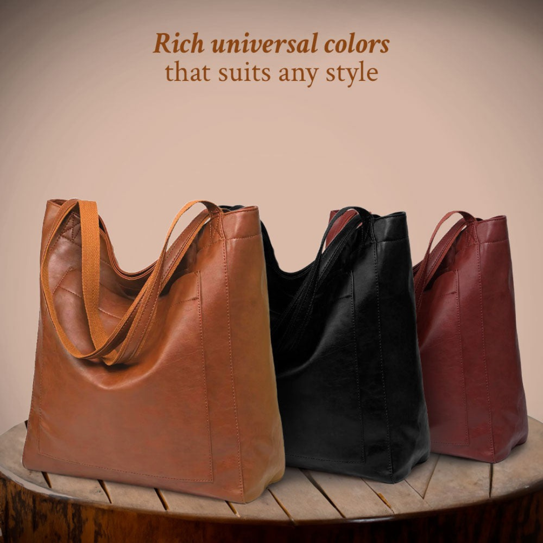 Fashionable Leather Bag and Complete Modern Style | Shira's Modern Chic